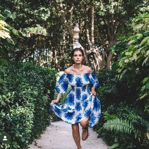 Stunning cotton poplin Cara Cara dress, size medium.